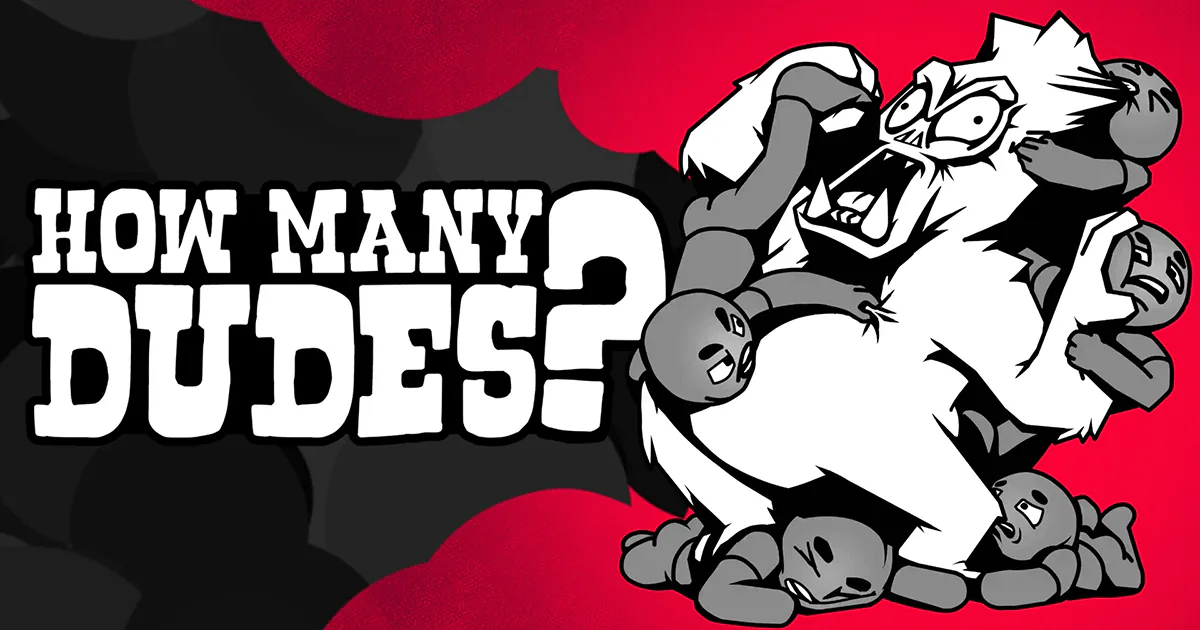 Editorial cover card for How Many Dudes?