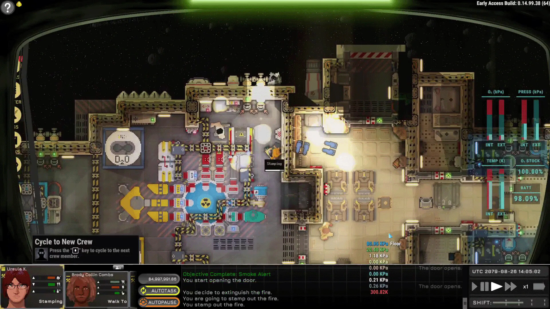 Ostranauts gameplay screenshot 1