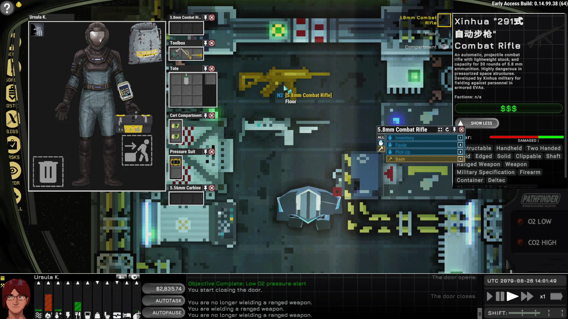 Ostranauts gameplay screenshot 3