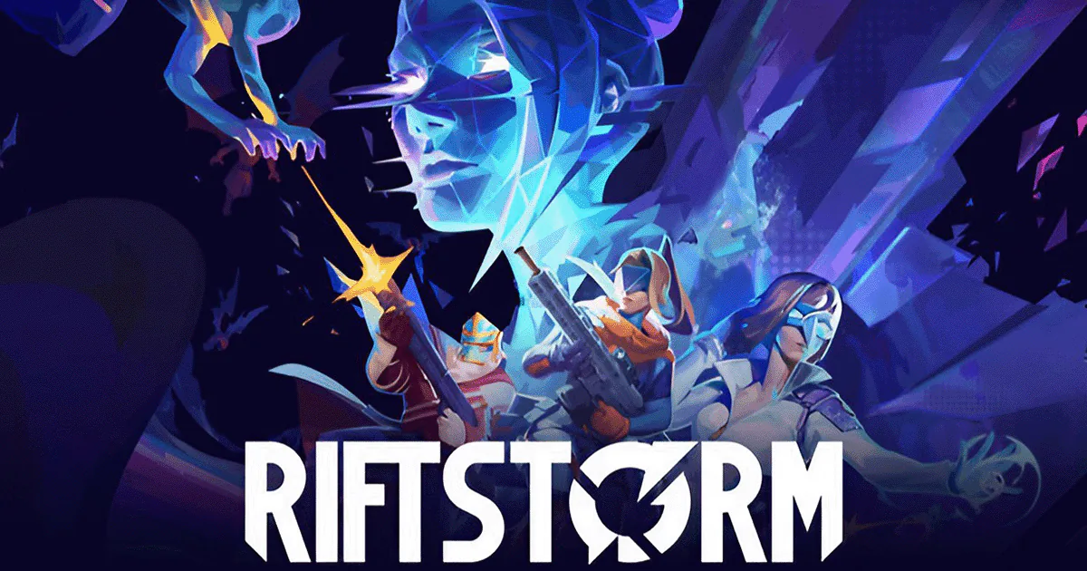 Editorial cover card for RIFTSTORM