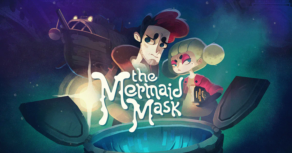 Editorial cover card for The Mermaid Mask